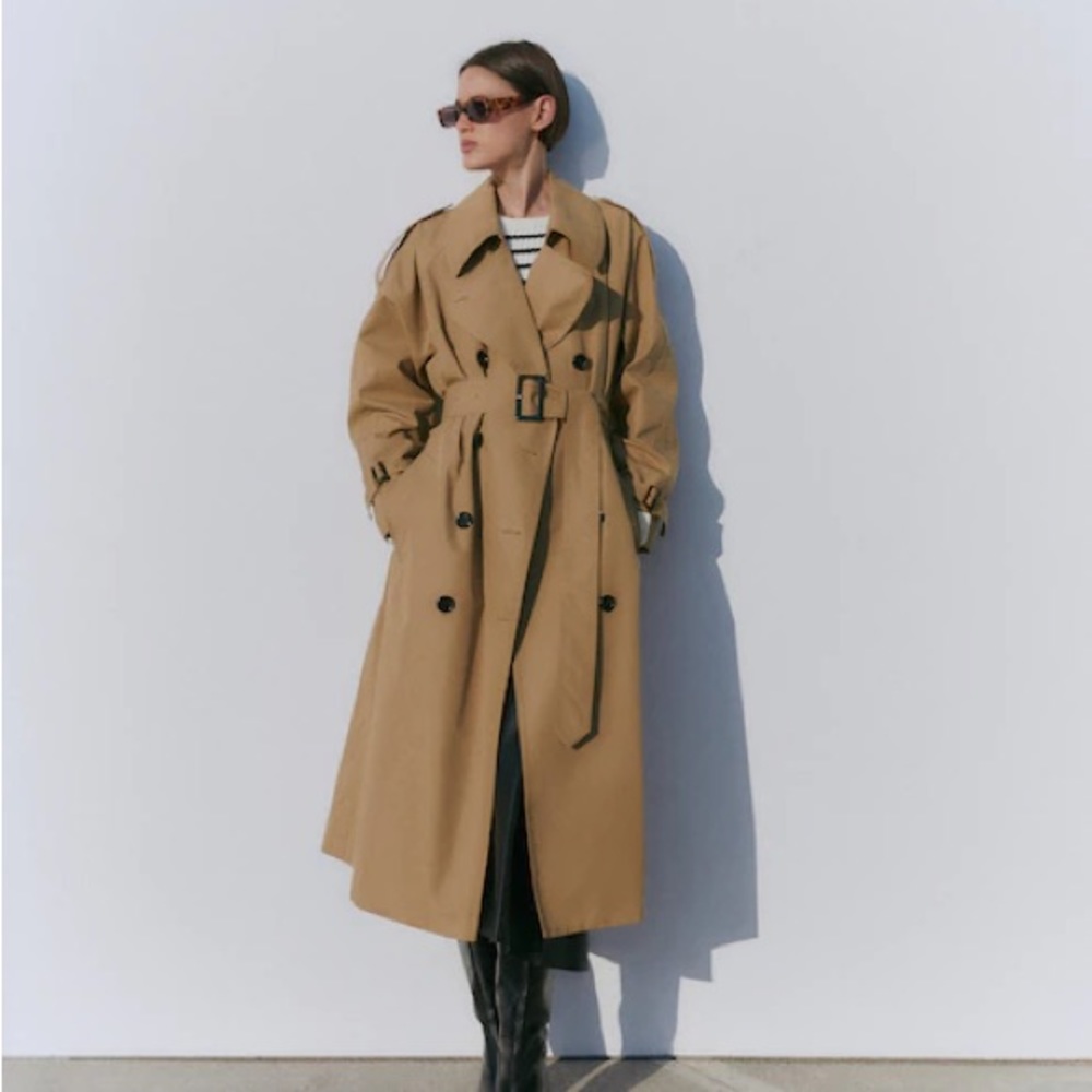 Valentino Vintage Trench Coat Rain Sz L